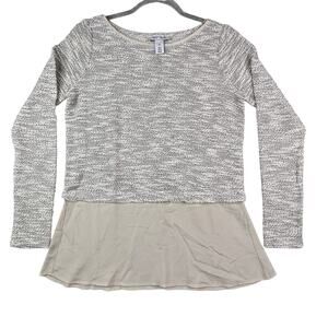 White House Black Market Women's Sweater Size XS Ivory Pullover Tunic